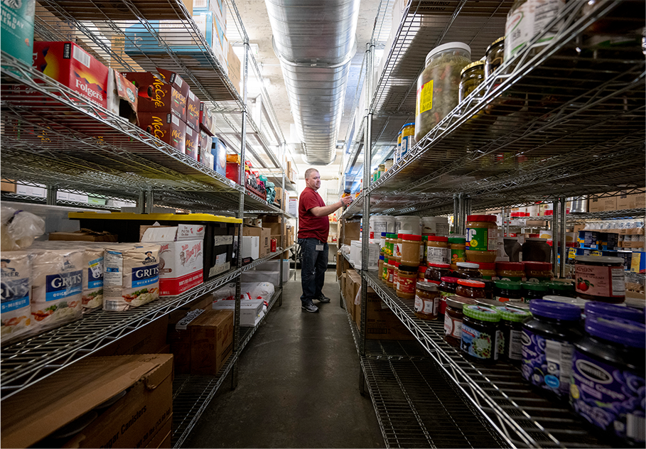 Featured image for “Our pantry shelves are a reflection of how many people need help”